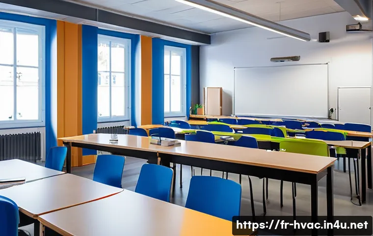 공조냉동기계기사 자격증 시험 응시료 - A professional certification exam center in France, showing a modern classroom with candidates seate...